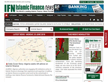 Tablet Screenshot of islamicfinancenews.com